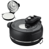 PSQL25RB 1600W Portable Pizza Machine 16 inch Electric Pizza Oven 420 Pizza oven 4 minute Pizza Knob Control Control