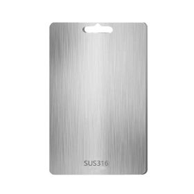 Anti-Bacterial Anti-Mold Board Home Kitchen Chopping Board (Type: 316/39x28cm, Color: Steel Color)