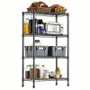 1000 lbs Storage Shelving Steel Heavy Duty 4-Tier Utility Shelving Unit Steel Organizer Wire Rack for Home,Kitchen,Office