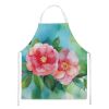 Alabama Camellia in Watercolor Apron Cooking Kitchen Server Baking Crafts Gardening for Adult Women Men, Unisex, Large, Multicolor