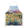 New Mexico Yucca Flower in Watercolor Apron Cooking Kitchen Server Baking Crafts Gardening for Adult Women Men, Unisex, Large, Multicolor