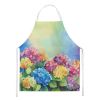 Hydrangeas in Watercolor Apron Cooking Kitchen Server Baking Crafts Gardening for Adult Women Men, Unisex, Large, Multicolor
