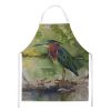 Green Heron Apron Cooking Kitchen Server Baking Crafts Gardening for Adult Women Men, Unisex, Large, Multicolor