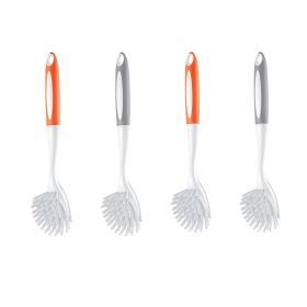 Dish Cleaning Brushes with Curved Bristles for Pots/Pans/Sink (Type: Kitchen Gadget, Color: As pic show)