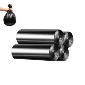Portable Unscented Disposable Trash Bags for Home & Commercial (Type: 4 Rolls, Color: Black)
