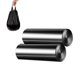 Portable Unscented Disposable Trash Bags for Home & Commercial (Type: 2 Rolls, Color: Black)