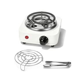 Charcoal Burner Compact Coal Burner with Tools (Type: Kitchen Supplies, Color: White)