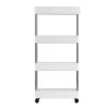 Three and four tier cart shelves, bedroom shelves, kitchen activity shelves