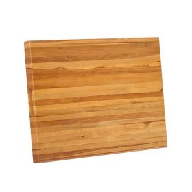 Kitchen Tools Multi-Purpose Cutting Board with Handle (Color: Natural, size: 24" x 18")