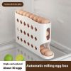 2Pcs/Set Multi-layer Household Refrigerator Side Door Rolling Egg Storage Box