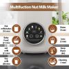 Nut Milk Maker Machine - 8 in 1 Soy Milk Maker Machine 35oz with Self-Cleaning, 18H Delay Start & 4H Keep Warm