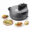 PSQL25RB 1600W Portable Pizza Machine 16 inch Electric Pizza Oven 420 Pizza oven 4 minute Pizza Knob Control Control