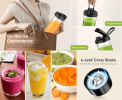 65382357 This 3-in-1 electric juicer for home use combines a milkshake maker, baby food blender