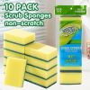 10/20pcs Multi-purpose Cleaning Sponge, Dishwashing Sponge, Kitchen Cleaning Sponge, Household Cleaning Tools, Scouring Pad