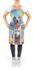 Great Dane Luau Apron Cooking Kitchen Server Baking Crafts Gardening for Adult Women Men, Unisex, Large, Multicolor
