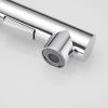 2 Sprayer Single Hole Single-Handle Pull Out Kitchen Faucet 360°Swivel Spout
