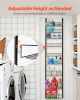VEVOR Over the Door Pantry Organizer, 9-Tier Pantry Organization and Storage, Heavy-Duty Steel Hanging Spice Rack, Adjustable Wall Seasoning Shelves