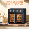 W1002P401138 Bread Machine Oven 26QT Large Capacity French Double Door Air Fryer 1700w 7 Preset Menus 7-in-1 Multifunctional for baking, baking