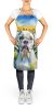 Boxer in Sunflowers Apron Cooking Kitchen Server Baking Crafts Gardening for Adult Women Men, Unisex, Large, Multicolor