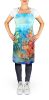 Seaweed Apron Cooking Kitchen Server Baking Crafts Gardening for Adult Women Men, Unisex, Large, Multicolor