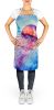 Jellyfish Apron Cooking Kitchen Server Baking Crafts Gardening for Adult Women Men, Unisex, Large, Multicolor