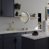 Modern Double Handle 2 Holes Deck Mount Bridge Kitchen Faucet With 360 Swivel Spout Sink Faucet In Brushed Nickel