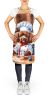 Chocolate Poodle The Chef Apron Cooking Kitchen Server Baking Crafts Gardening for Adult Women Men, Unisex, Large, Multicolor
