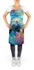 Manatee Apron Cooking Kitchen Server Baking Crafts Gardening for Adult Women Men, Unisex, Large, Multicolor
