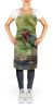Green Heron Apron Cooking Kitchen Server Baking Crafts Gardening for Adult Women Men, Unisex, Large, Multicolor