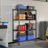 1000 lbs Storage Shelving Steel Heavy Duty 4-Tier Utility Shelving Unit Steel Organizer Wire Rack for Home,Kitchen,Office